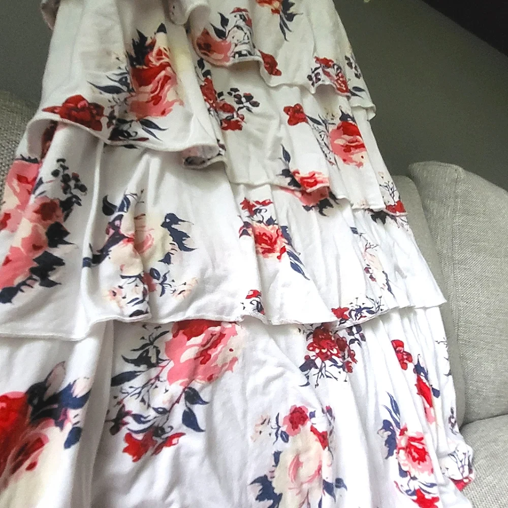 Spaghetti Strap Ruffle Top - Picture 3 of 3